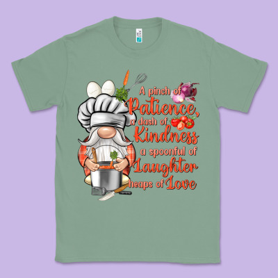 Patience A Dash Of Kindness Classic Tee Designed By Nancycooperartshop