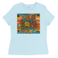 Baby Blue all my hope is in jesus Ladies Tee - JahusDesignShop