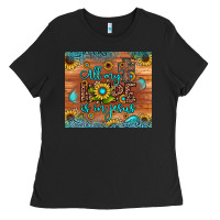 Black all my hope is in jesus Ladies Tee - JahusDesignShop