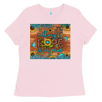 Bubblegum Pink all my hope is in jesus Ladies Tee - JahusDesignShop