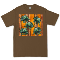 Cacao dinosaur triceratops Premium Tee - Artiststas