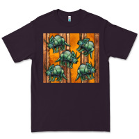 Plum dinosaur triceratops Premium Tee - Artiststas