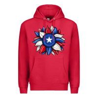 Cardinal sunflower texas flag 2 Premium Hoodie - JahusDesignShop