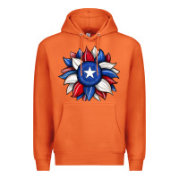 Carrot sunflower texas flag 2 Premium Hoodie - JahusDesignShop