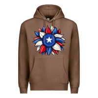 Chestnut sunflower texas flag 2 Premium Hoodie - JahusDesignShop