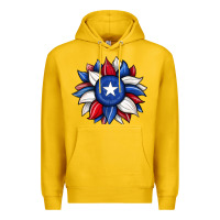 Lemon sunflower texas flag 2 Premium Hoodie - JahusDesignShop