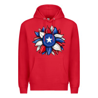 Red sunflower texas flag 2 Premium Hoodie - JahusDesignShop
