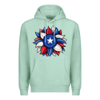 Seafoam sunflower texas flag 2 Premium Hoodie - JahusDesignShop