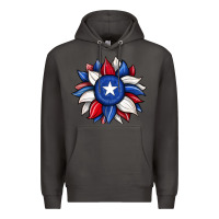 Smoke sunflower texas flag 2 Premium Hoodie - JahusDesignShop