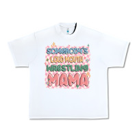 White somebody's loud mouth wrestling mama Urban Heavy Tee - MaliasSmallBusiness