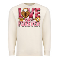 Love You Forever Valentine's Day Premium Sweatshirt | Teevron