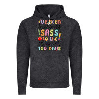 Vintage Black i ve been bringing sass to the class for 100 days Vintage Hoodie - MaliasSmallBusiness