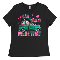 Black i can totally make that Ladies Tee - AdoDesignShop