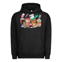 Pigment Black Nurse Coffee Cups Urban Hoodie - FaDigitalArtStudio