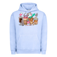 Pigment Grape Ice Nurse Coffee Cups Urban Hoodie - FaDigitalArtStudio