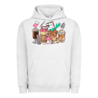 Pigment Lunar Rock Nurse Coffee Cups Urban Hoodie - FaDigitalArtStudio