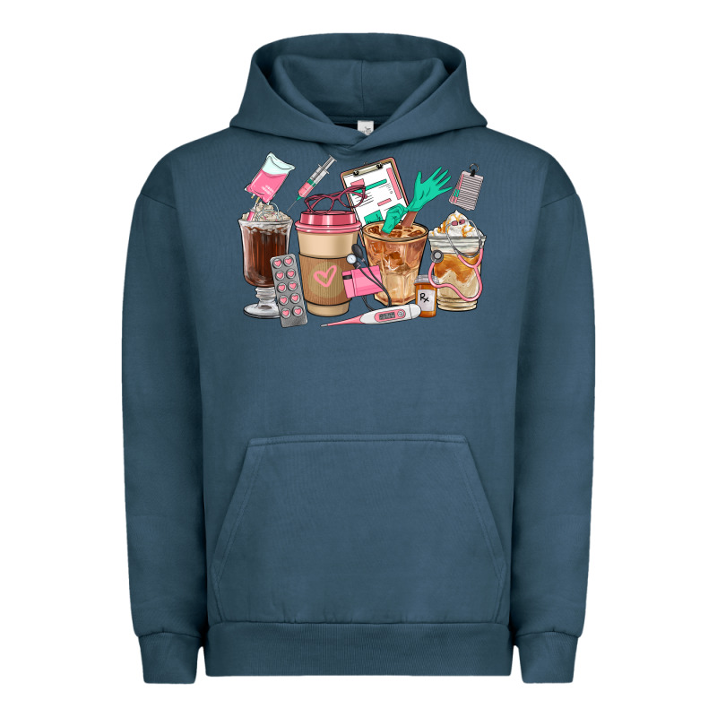 Nurse Coffee Cups Urban Hoodie by FaDigitalArtStudio | Teevron