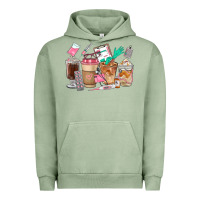 Pigment Oil Green Nurse Coffee Cups Urban Hoodie - FaDigitalArtStudio