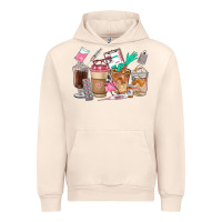 Sandshell Nurse Coffee Cups Urban Hoodie - FaDigitalArtStudio