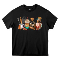 Black cookie coffee cup Heavy Core Tee - AdoDesignShop