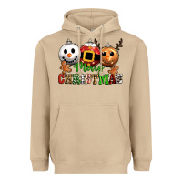 Mushroom merry christmas Heavyweight Hoodie - CowGirlArtShop