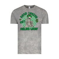 Cloud Rock dead inside but feeling lucky Vintage Tee - MaliasSmallBusiness