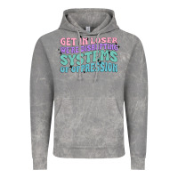 Cloud Rock get in loser we're disrupting systems of oppressio Vintage Hoodie - MaliasSmallBusiness
