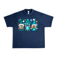 Navy winter afro gnomies Urban Heavy Tee - NancyCooperArtShop