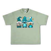 Oil Green winter afro gnomies Urban Heavy Tee - NancyCooperArtShop