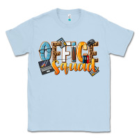 Dusty Blue office squad Classic Tee - NancyCooperArtShop