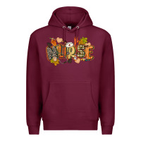 Burgundy fall nurse Premium Hoodie - CowGirlArtShop