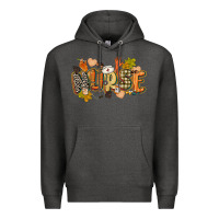 Charcoal Heather fall nurse Premium Hoodie - CowGirlArtShop