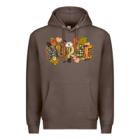Coffee fall nurse Premium Hoodie - CowGirlArtShop