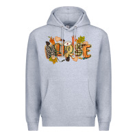 Heather Grey fall nurse Premium Hoodie - CowGirlArtShop