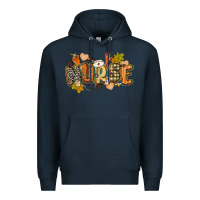 Navy fall nurse Premium Hoodie - CowGirlArtShop
