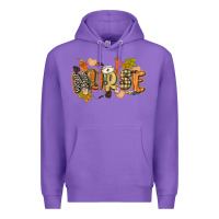 Purple fall nurse Premium Hoodie - CowGirlArtShop