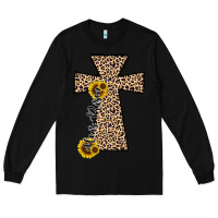 Black he is risen leopard cross Long Sleeve Tee - JahusDesignShop