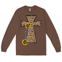 Chestnut he is risen leopard cross Long Sleeve Tee - JahusDesignShop