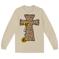 Mushroom he is risen leopard cross Long Sleeve Tee - JahusDesignShop