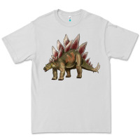 Dove Grey dinosaur stegosaurus Premium Tee - Artiststas