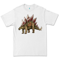 White dinosaur stegosaurus Premium Tee - Artiststas