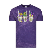 Cloud Purple mardi gras snowballs Vintage Tee - MaliasSmallBusiness