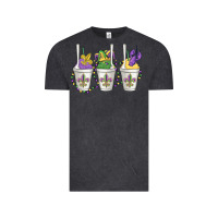 Vintage Black mardi gras snowballs Vintage Tee - MaliasSmallBusiness