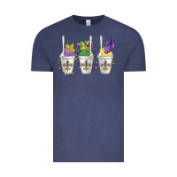 Vintage Denim mardi gras snowballs Vintage Tee - MaliasSmallBusiness