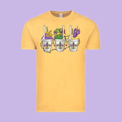 Mardi Gras Snowballs Vintage Tee Designed By Maliassmallbusiness