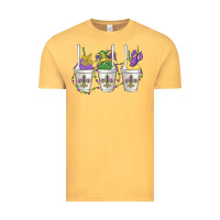 Vintage Mustard mardi gras snowballs Vintage Tee - MaliasSmallBusiness