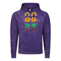 Cloud Purple lucky vibes st. patrick's day Vintage Hoodie - MaliasSmallBusiness