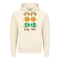 Vintage Artic lucky vibes st. patrick's day Vintage Hoodie - MaliasSmallBusiness