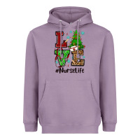 Lavender love nurse life christmas Heavyweight Hoodie - CowGirlArtShop
