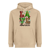 Mushroom love nurse life christmas Heavyweight Hoodie - CowGirlArtShop